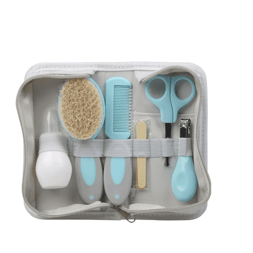 KIOKIDS Βρεφικό Σετ Περιποίησης Μπάνιου Με Θήκη Blue (0+ μηνών)