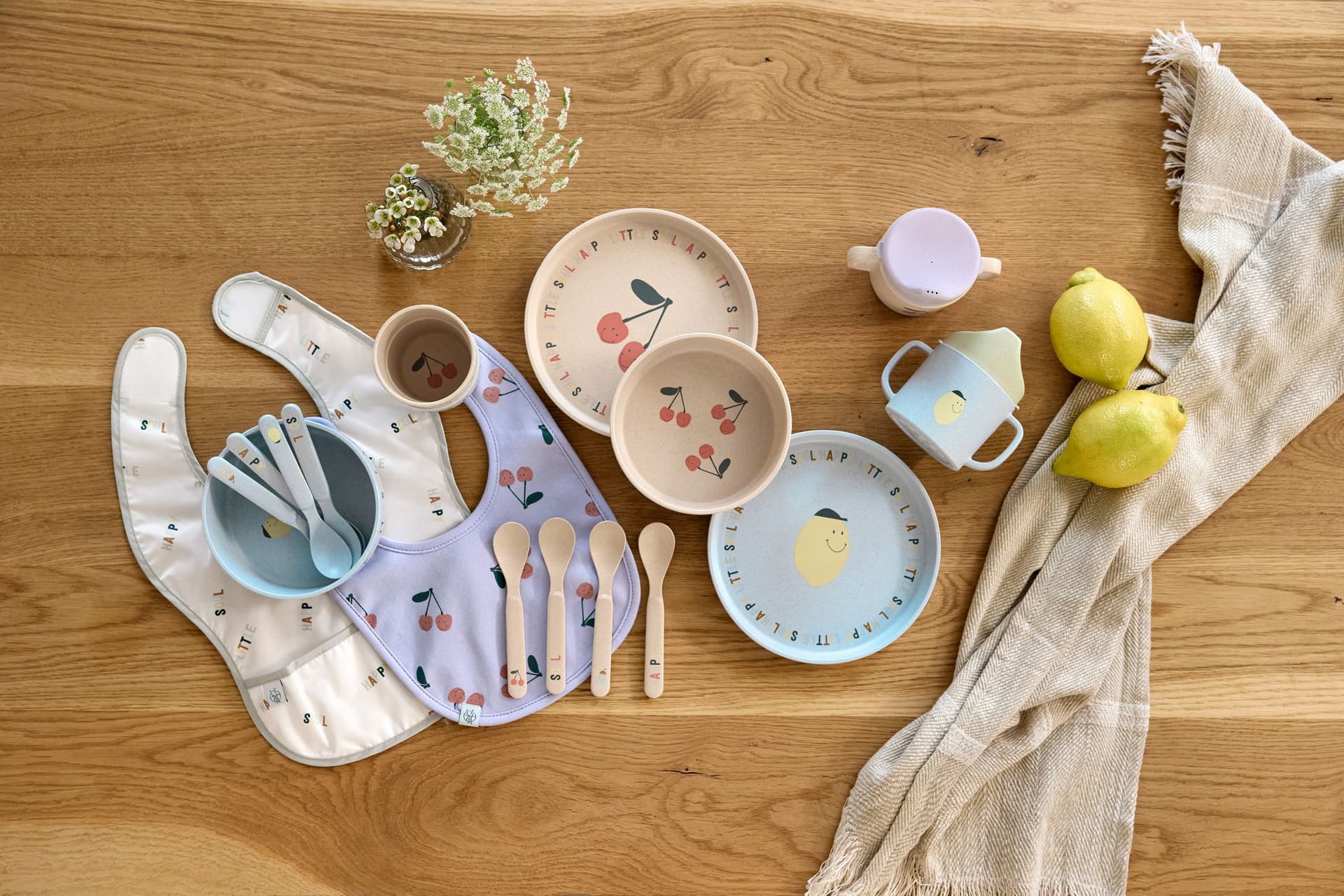 LAESSIG Μπωλ Φαγητού Για Μωρά Happy Fruits Cherry (12+ μηνών)