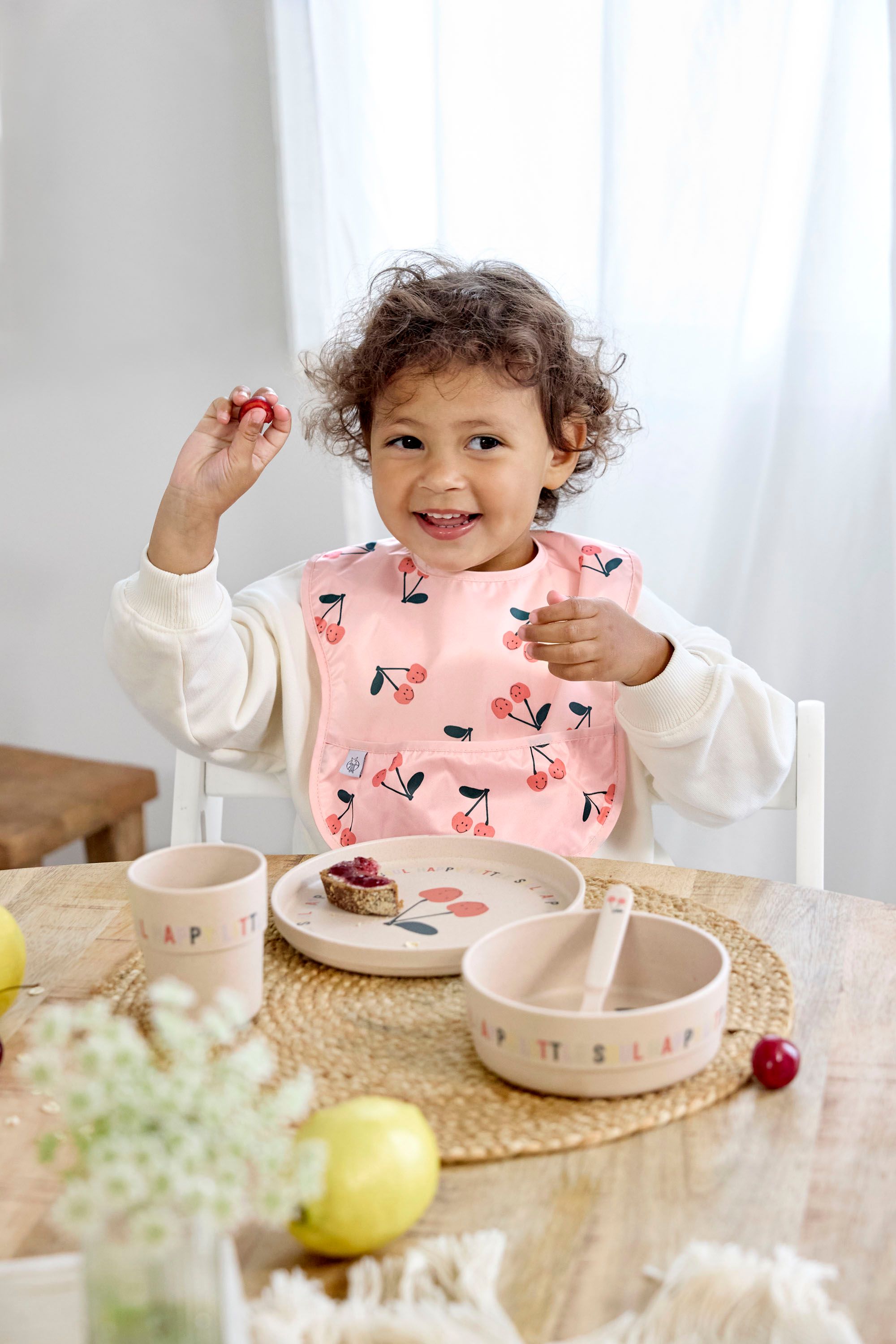 LAESSIG Παιδικό Σετ Φαγητού Happy Fruits Cherry (12+ μηνών)