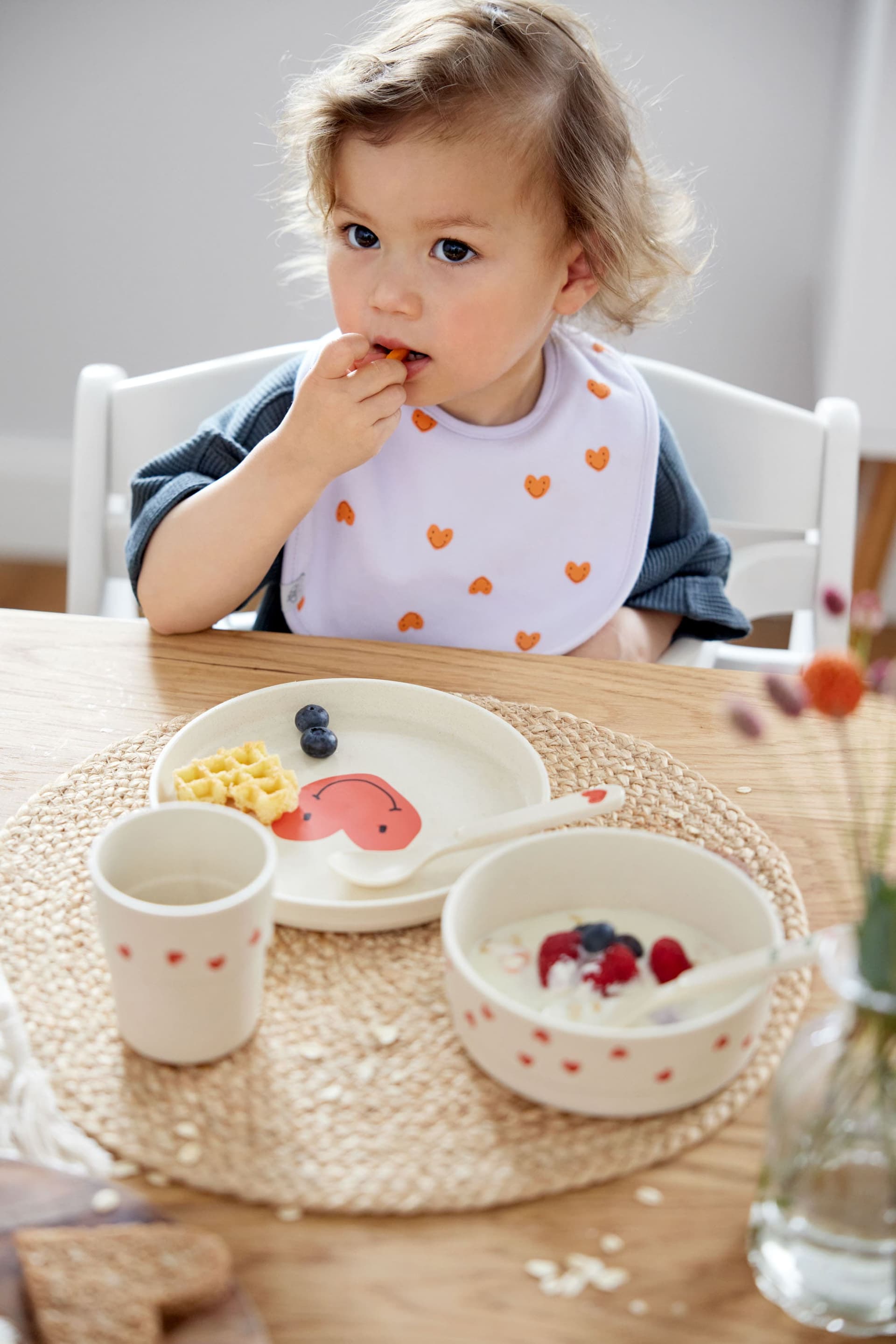 LAESSIG Μπωλ Φαγητού Για Μωρά Happy Fruits Cherry (12+ μηνών)