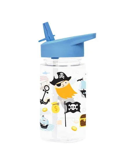 LITTLE LOVELY COMPANY Παιδικό Παγούρι Με Καλαμάκι Pirates 450ml (12+ μηνών)