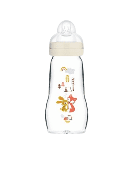 MAM Γυάλινο Μπιμπερό Feel Good Unisex 260ml (2+ μηνών)