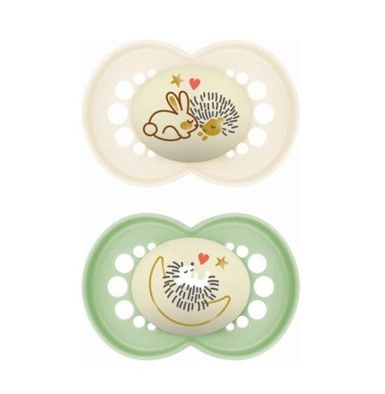 MAM Σετ Πιπίλες Σιλικόνης Original Night Unisex (16+ μηνών)