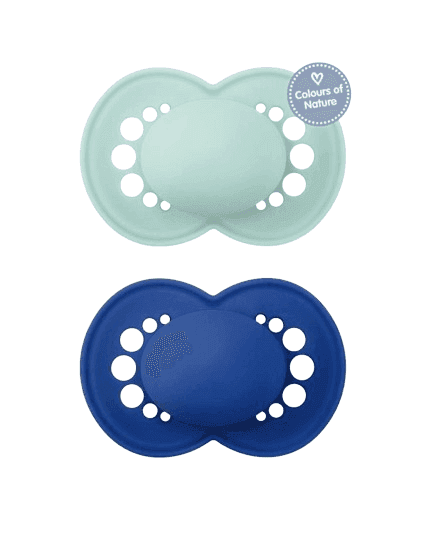 MAM Σετ Πιπίλες Σιλικόνης Colours Of Nature Boy (6-16 μηνών)