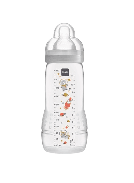 MAM Πλαστικό Μπιμπερό Easy Active Unisex 330ml (4+ μηνών)