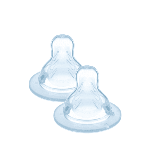 MAM Θηλή Σιλικόνης Που Δεν Στάζει (4+ μηνών) (2 Τεμάχια)