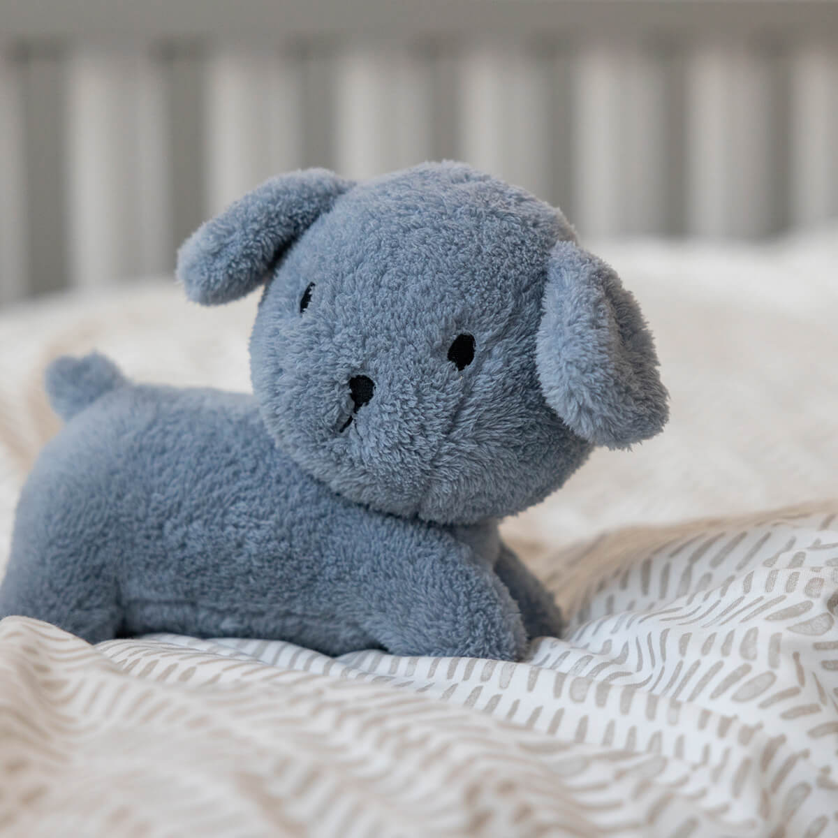 MIFFY Βρεφικό Λούτρινο Σκυλάκι Fluffy Blue