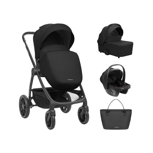 KIKKA BOO Καρότσι 3 Σε 1 Modena Black