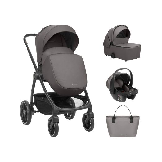 KIKKA BOO Καρότσι 3 Σε 1 Modena Dark Grey
