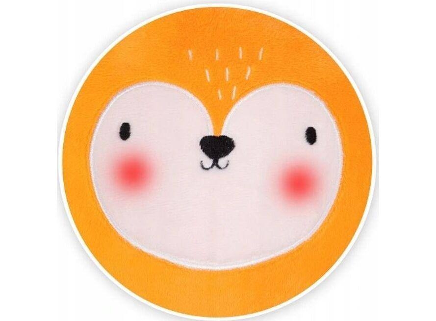 MOMI LULU Κρεμαστό Λούτρινο Παιχνίδι Με Λευκούς & Ροζ Ήχους Orange Fox