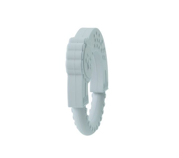 INTERBABY Μασητικό Σιλικόνης Lion Grey Blue (0+ μηνών)