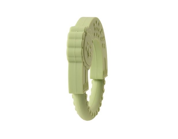 INTERBABY Μασητικό Σιλικόνης Lion Olive Green (0+ μηνών)