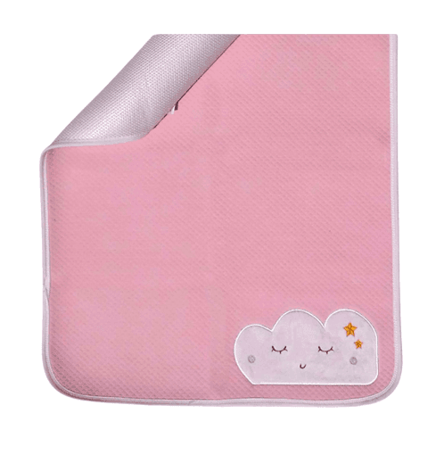 MORVEN Αδιάβροχο Σελτεδάκι Μωρού Pink Cloud 50x70 cm