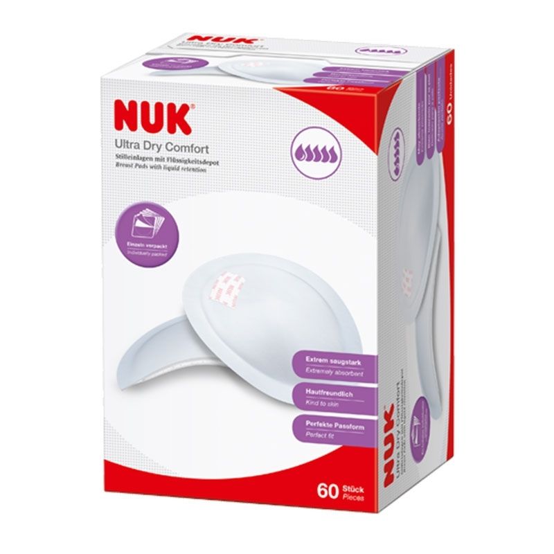 NUK Επιθέματα Στήθους Ultra Dry (60 Τεμάχια)