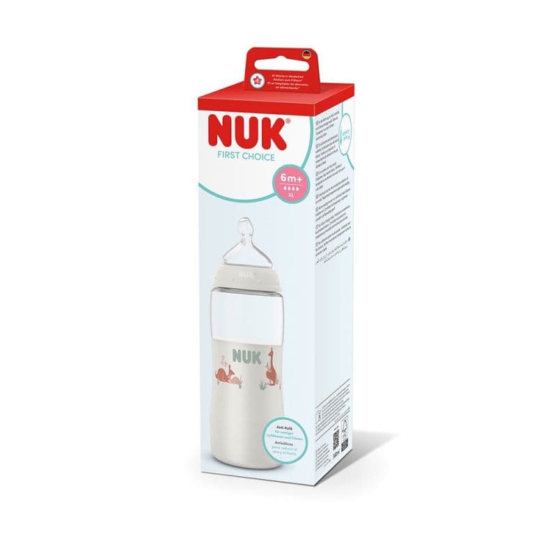 NUK Πλαστικό Μπιμπερό First Choice Kangaroo 360ml (6+ μηνών)
