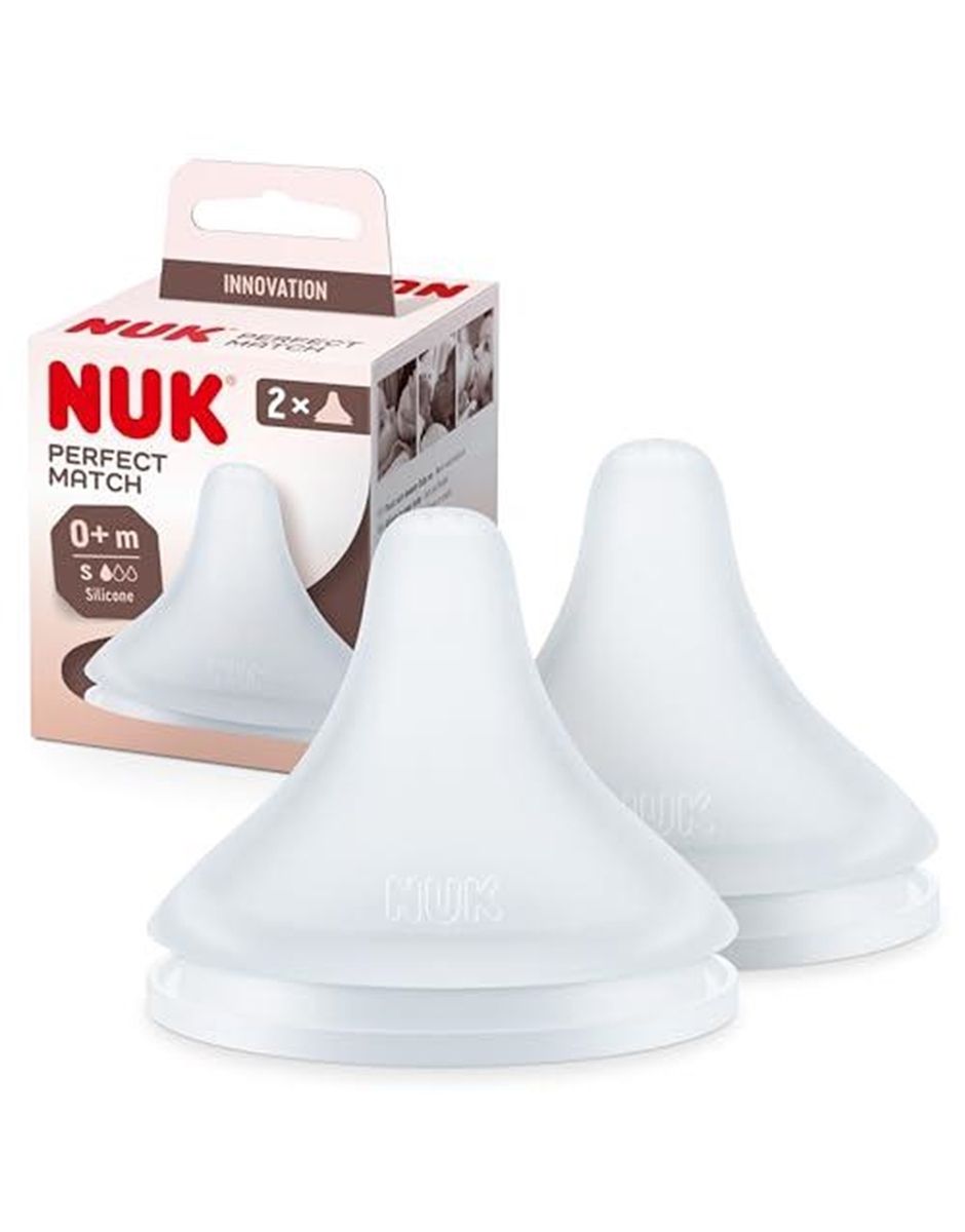 NUK Perfect Match Θηλές Σιλικόνης Μέγεθος S (0+ μηνών)