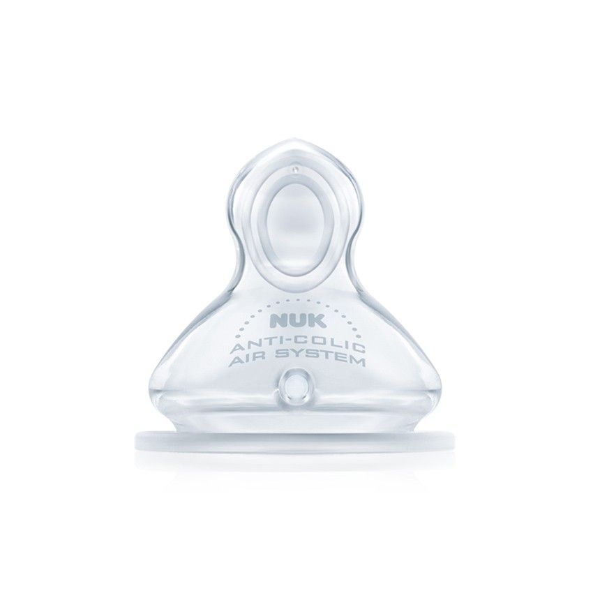 NUK Θηλή Σιλικόνης First Choice Plus Μεσαία Οπή (6-18 μηνών)
