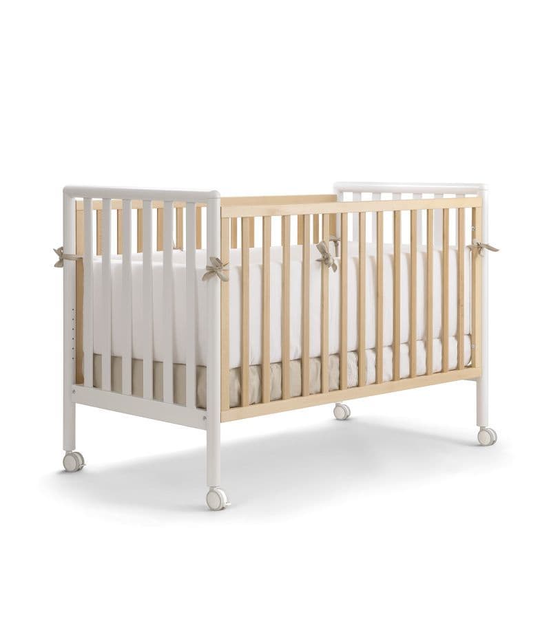 PALI Μετατρεπόμενο Βρεφικό Κρεβάτι Flippy Bianco Naturale
