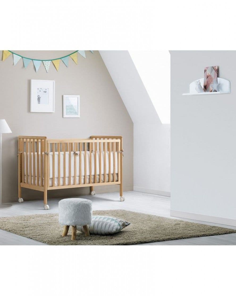 PALI Μετατρεπόμενο Βρεφικό Κρεβάτι Flippy Naturale