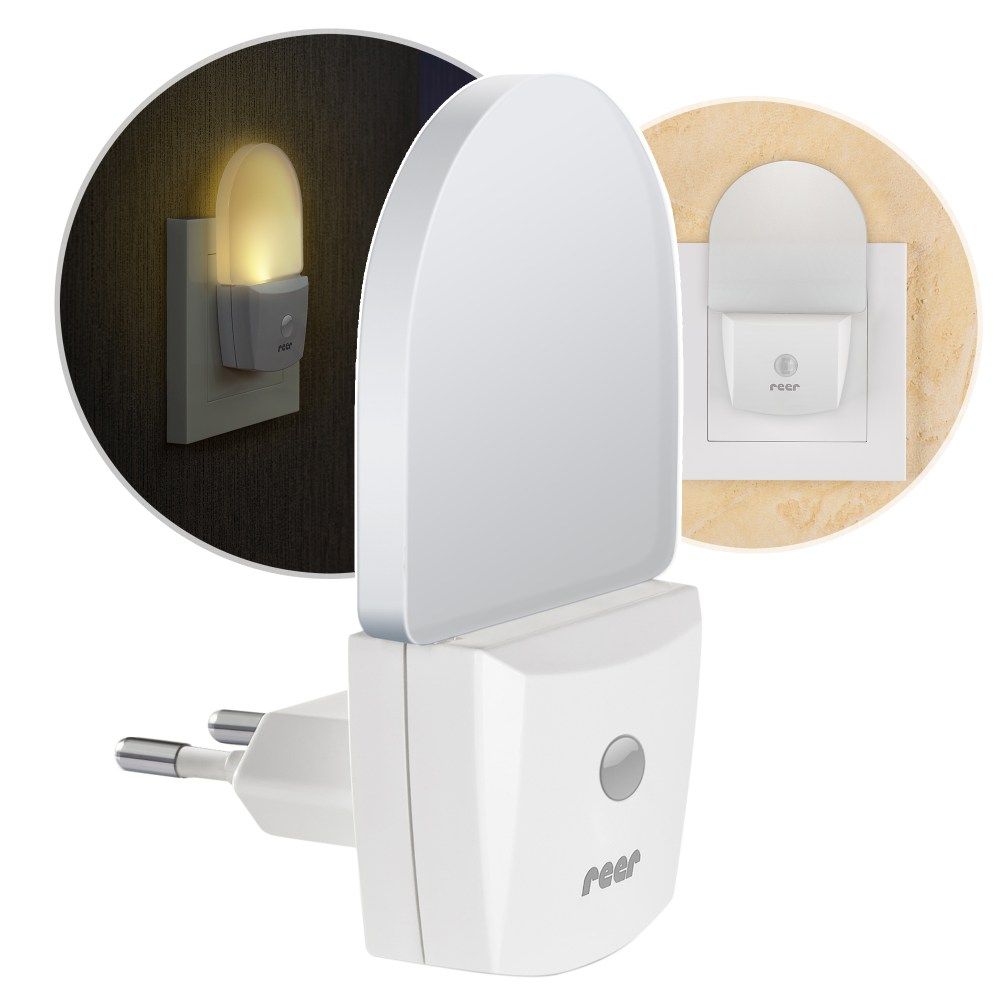 REER Θερμό Λευκό LED Φωτάκι Νυκτός Με Αισθητήρα