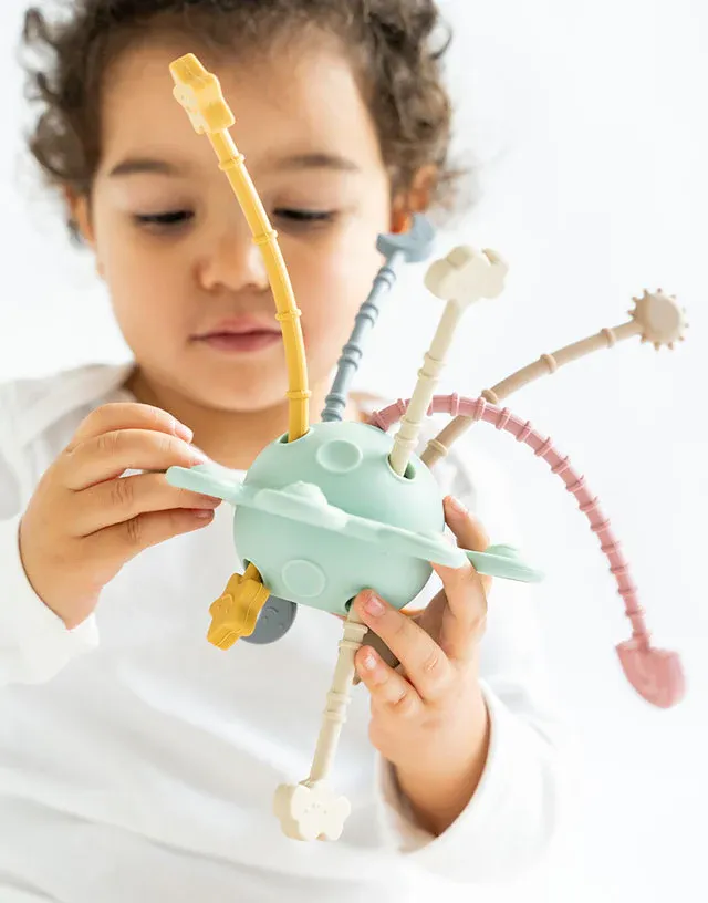 SARO Εκπαιδευτικό Μασητικό Παιχνίδι Σιλικόνης Planet Fun Mint (10+ μηνών)