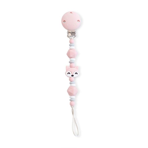 SARO Μασητικό Κλιπ Πιπίλας Σιλικόνης Foxy Pink
