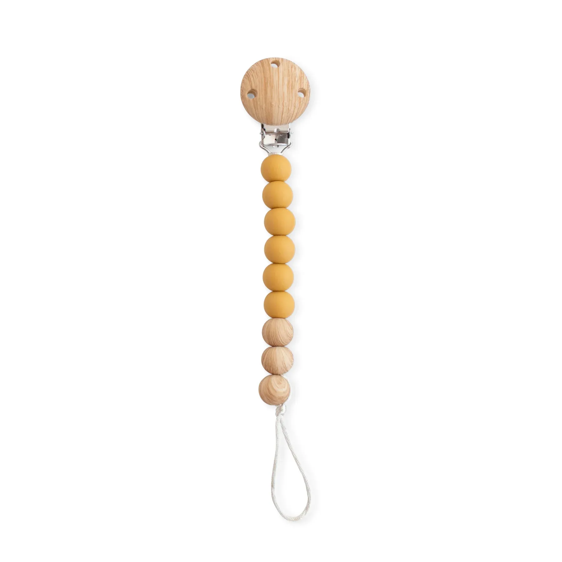 SARO Κλιπ Πιπίλας Σιλικόνης Με Χάντρες Woody Ochre