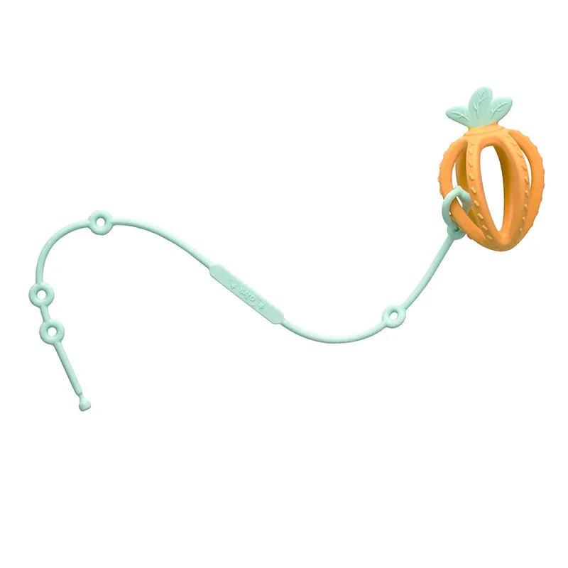 SARO Μακρύ Κλιπ Σιλικόνης Καροτσιού Ochre