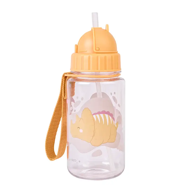 SARO Παιδικό Παγούρι Με Καλαμάκι Dinos 400ml (6+ μηνών)