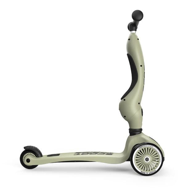 SCOOT & RIDE Παιδικό Πατίνι HighWayKick 1 Olive (12+ μηνών)