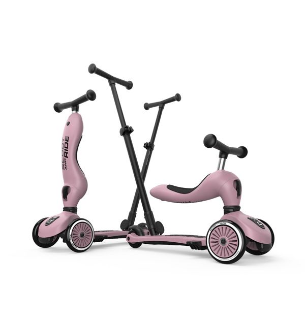 SCOOT & RIDE Παιδικό Πατίνι HighWayKick 1 Push and Go Wildberry (12+ μηνών)