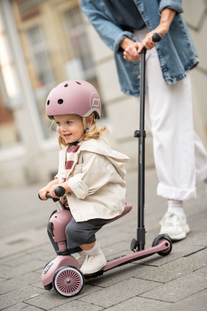 SCOOT & RIDE Παιδικό Πατίνι HighWayKick 1 Push and Go Wildberry (12+ μηνών)