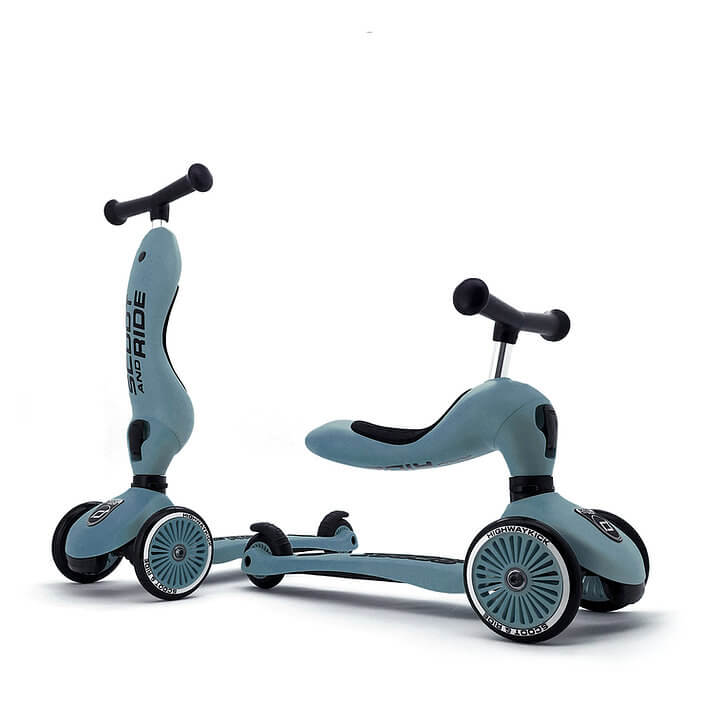 SCOOT & RIDE Παιδικό Πατίνι HighWayKick 1 Steel (12+ μηνών)