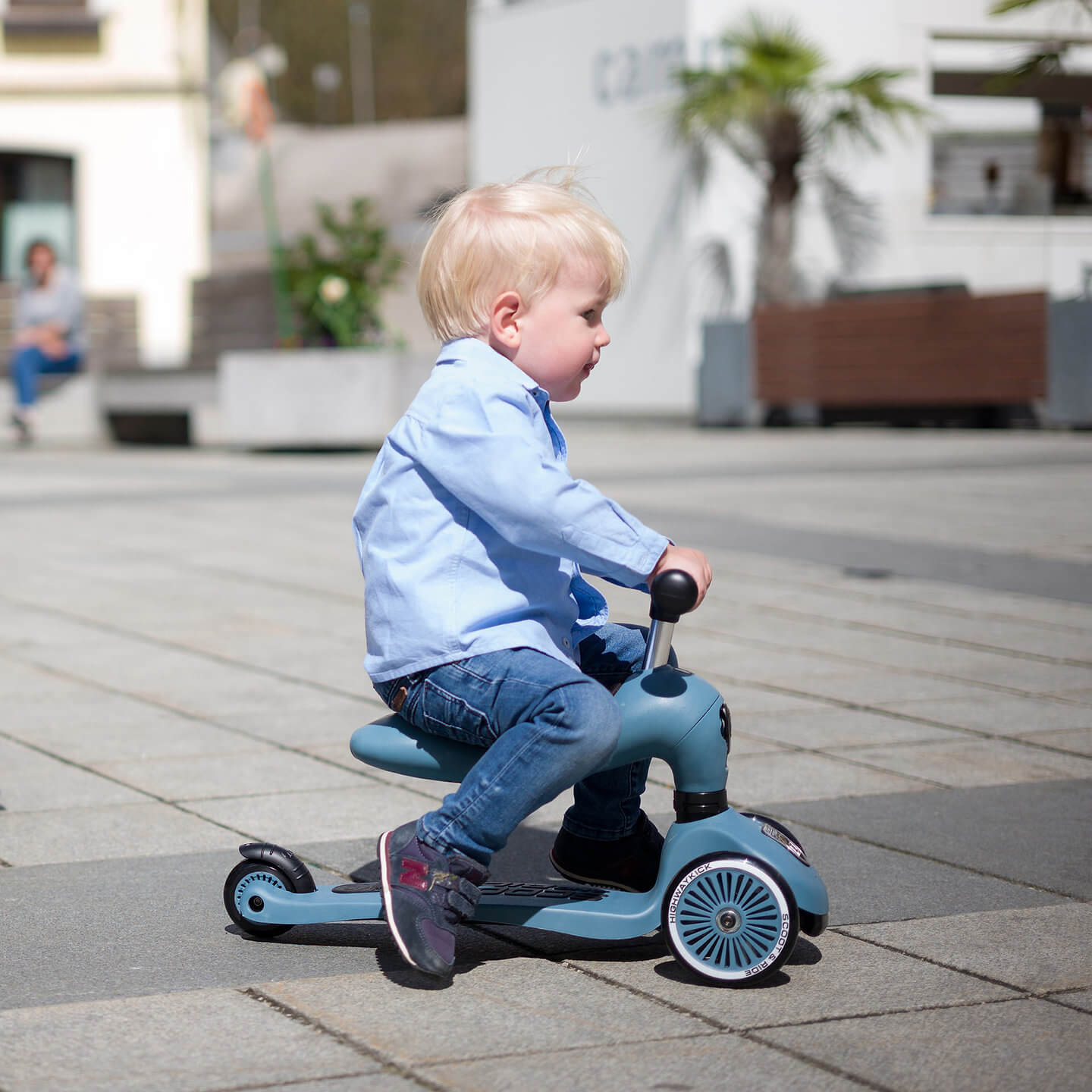 SCOOT & RIDE Παιδικό Πατίνι HighWayKick 1 Steel (12+ μηνών)