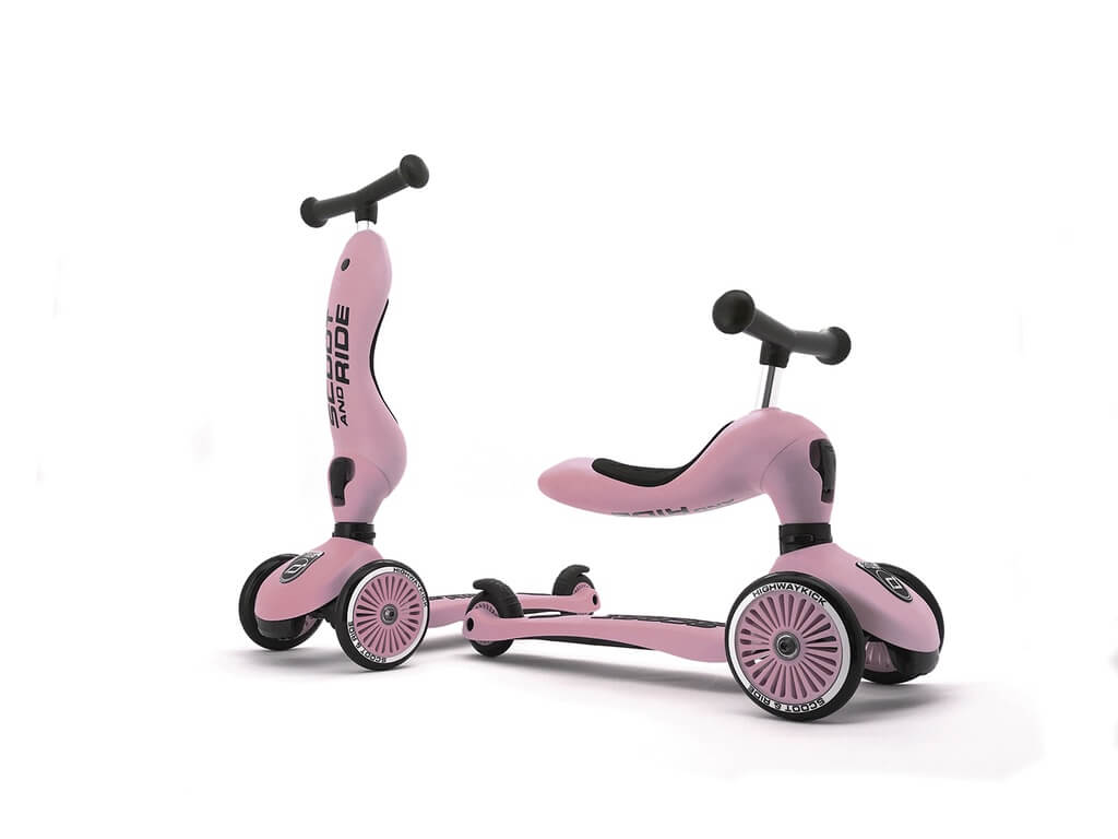 SCOOT & RIDE Παιδικό Πατίνι HighWayKick 1 Rose (12+ μηνών)