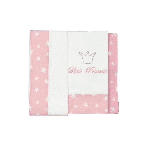BABY STAR Σετ Σεντόνια Λίκνου Princess (3 Τεμάχια)