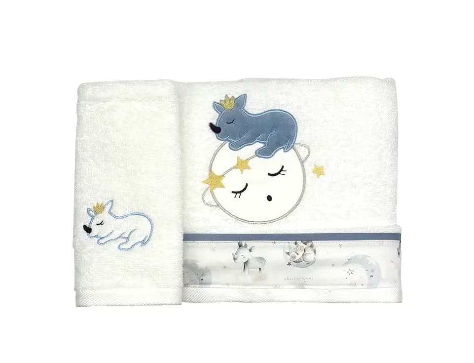 BABY STAR Σετ Βρεφικές Πετσέτες Rhino (2 Τεμάχια)