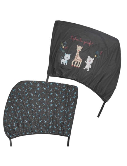 SOPHIE LA GIRAFFE Σετ Ηλιοπροστασίες Αυτοκινήτου UV Που Καλύπτουν Όλο Το Παράθυρο