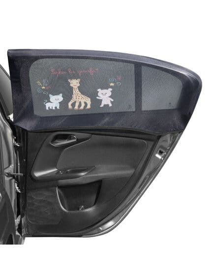 SOPHIE LA GIRAFFE Σετ Ηλιοπροστασίες Αυτοκινήτου UV Που Καλύπτουν Όλο Το Παράθυρο