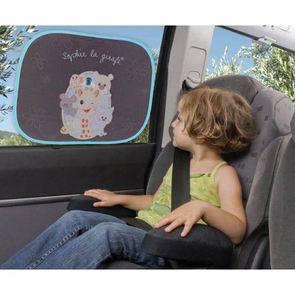 SOPHIE LA GIRAFFE Σετ Ηλιοπροστασίες Αυτοκινήτου