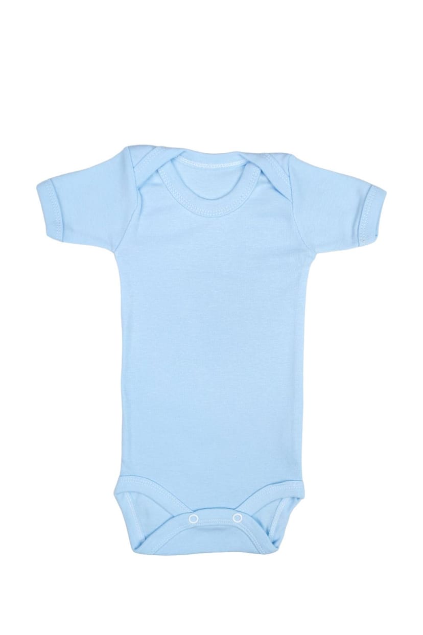 FIGLIO BINO Βρεφικό Εσώρουχο Κορμάκι Κοντό Μανίκι Blue