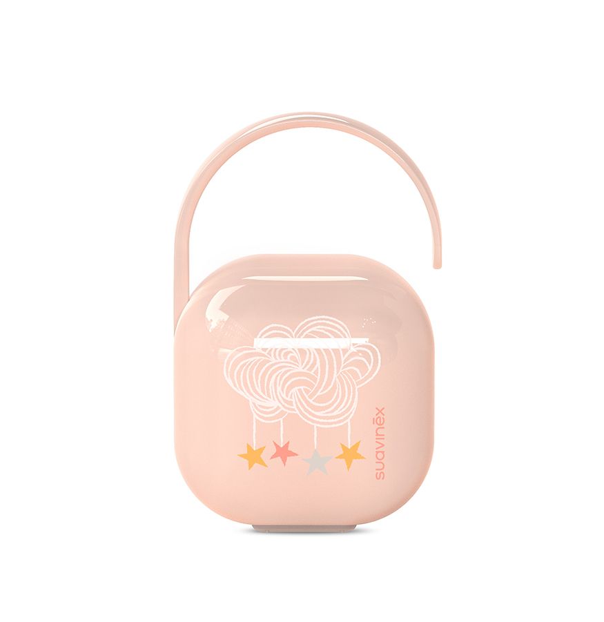 SUAVINEX Διπλή Θήκη Πιπίλας Dreams Pink