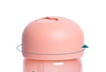 SUAVINEX Παιδικό Παγούρι Με Καλαμάκι Σιλικόνης Pink Bear 340ml (18+ μηνών)