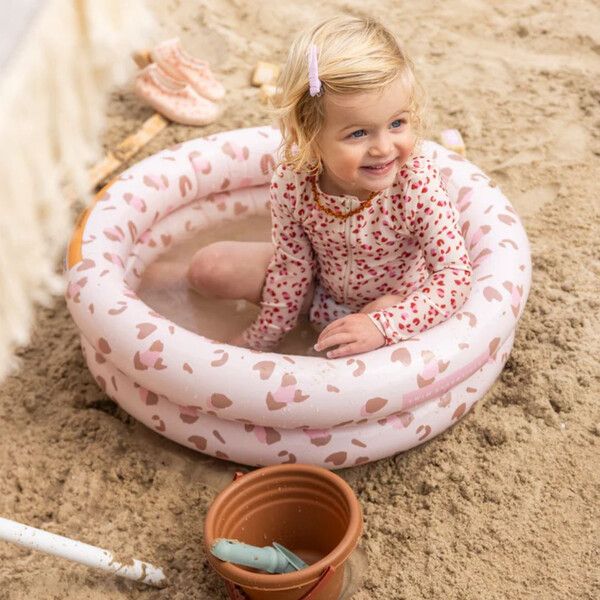 SWIM ESSENTIALS Παιδική Φουσκωτή Πισίνα 60εκ. Old Pink Leopard (1-3 ετών)