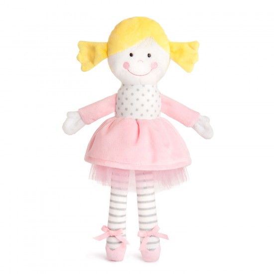 TEDSY Βρεφική Λούτρινη Κούκλα Αγκαλιάς Dolly Yellow