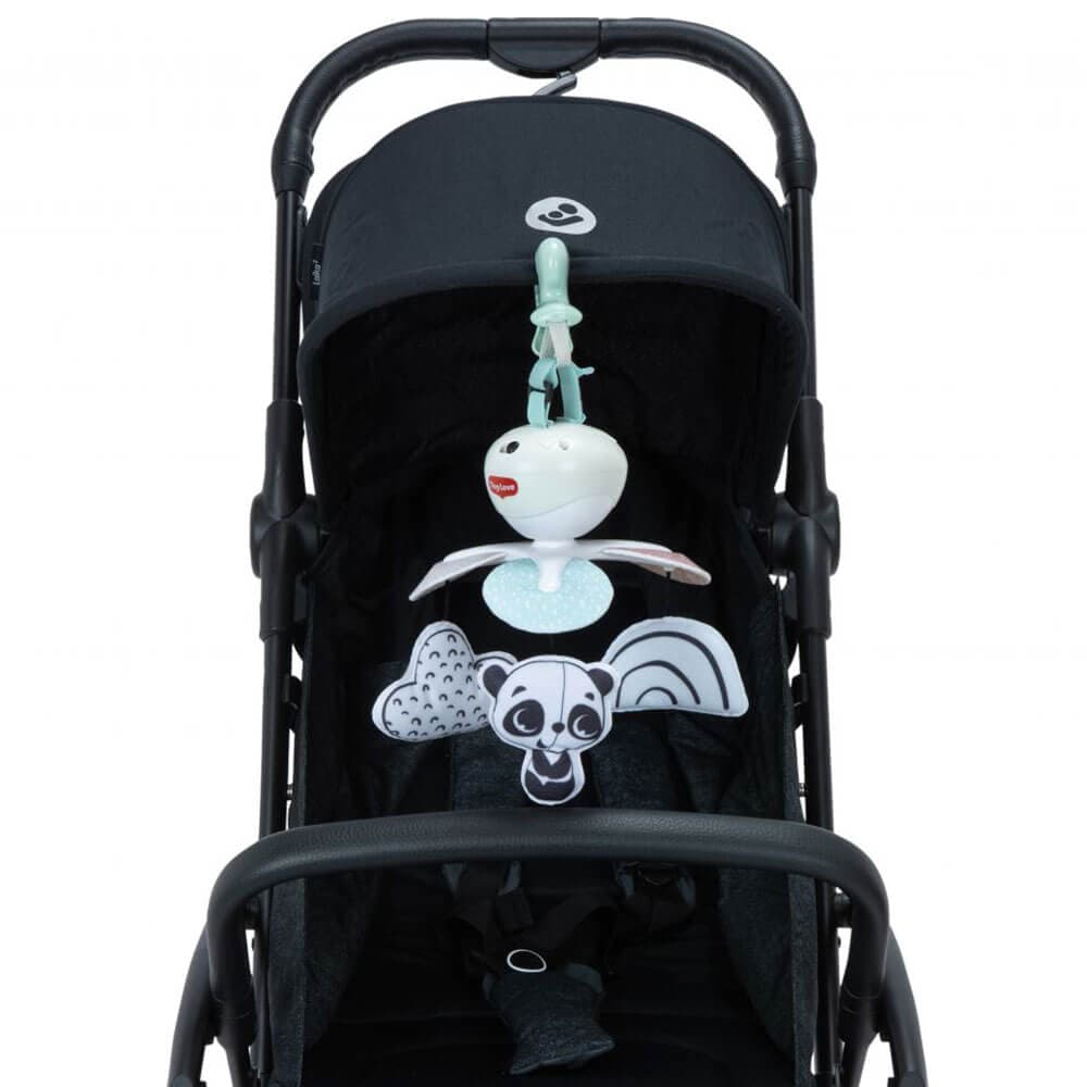 TINY LOVE Περιστρεφόμενο Μουσικό Φορητό Παιχνίδι Take Along Black & White (3 Σε 1)