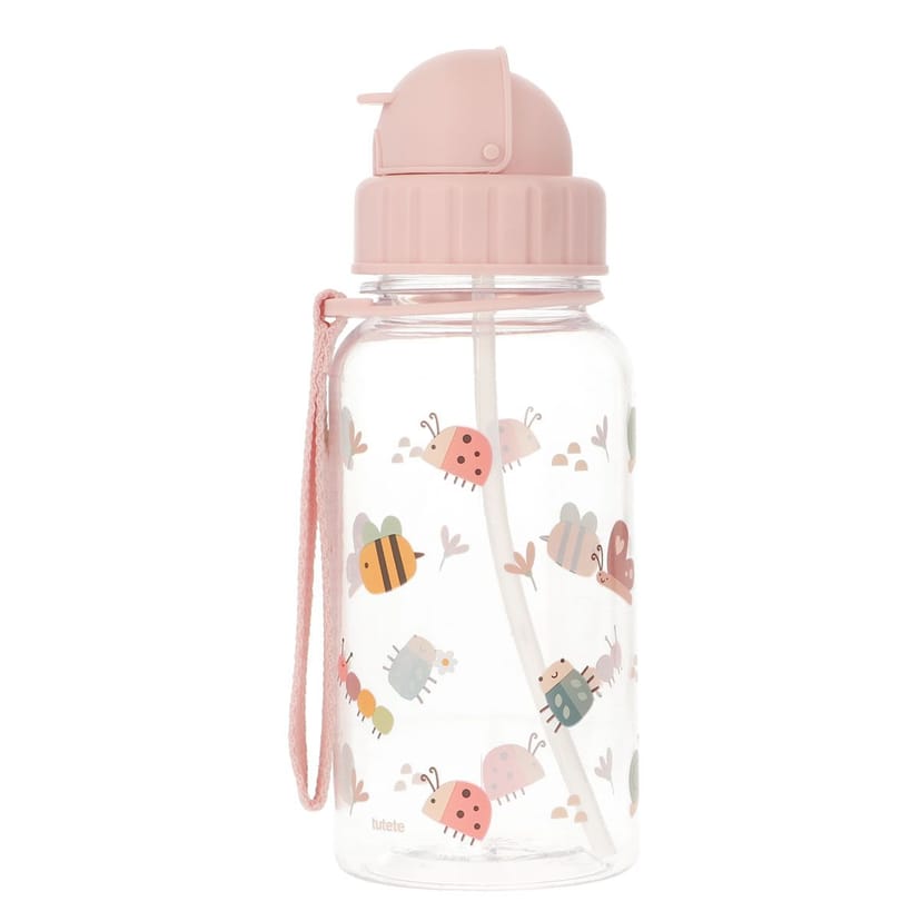TUTETE Παιδικό Παγούρι Με Καλαμάκι Bugs Tritan 500ml (12+ μηνών)