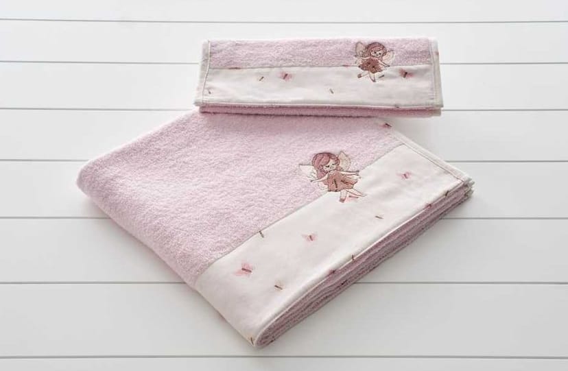 VESTA HOME Σετ Βρεφικές Πετσέτες Fairy (2 Τεμάχια)