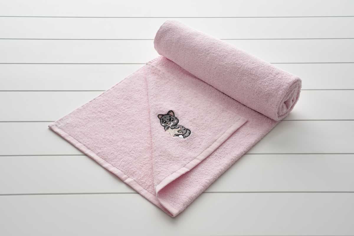 VESTA HOME Σετ Βρεφικές Πετσέτες Kitty (2 Τεμάχια)