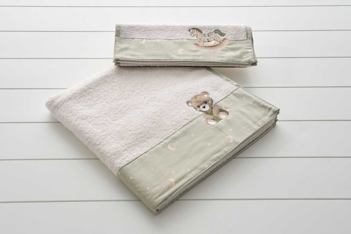 VESTA HOME Σετ Βρεφικές Πετσέτες Teddy (2 Τεμάχια)